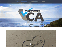 Tablet Screenshot of checkoffca.org